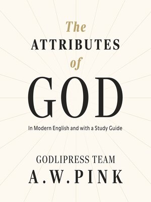 cover image of A. W. Pink's the Attributes of God